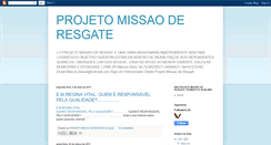 Desktop Screenshot of iprojetomissaoderesgat.blogspot.com