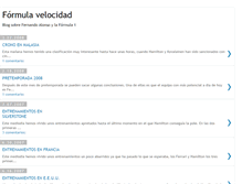 Tablet Screenshot of formulavelocidad.blogspot.com