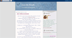 Desktop Screenshot of lovethedetails.blogspot.com