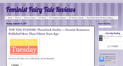 Desktop Screenshot of feministfairytalereviews.blogspot.com