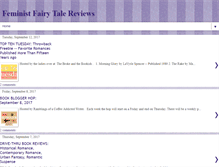 Tablet Screenshot of feministfairytalereviews.blogspot.com