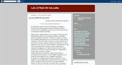 Desktop Screenshot of lasletrasensullana.blogspot.com