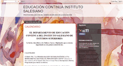 Desktop Screenshot of educacioncontinuaises.blogspot.com