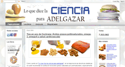 Desktop Screenshot of loquedicelacienciaparadelgazar.blogspot.com