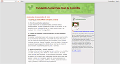 Desktop Screenshot of fundacionsocialpapanoeldecolombia.blogspot.com