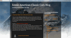 Desktop Screenshot of iconicamericanclassiccars.blogspot.com