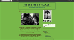 Desktop Screenshot of ccesc-chiapas.blogspot.com