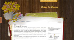 Desktop Screenshot of hojasenblanco-letrassincolor.blogspot.com