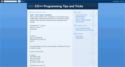 Desktop Screenshot of cpp-programming.blogspot.com