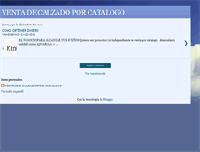 Tablet Screenshot of calzadoporcatalogos.blogspot.com