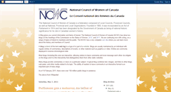 Desktop Screenshot of nationalcouncilofwomenofcanada.blogspot.com