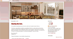 Desktop Screenshot of ancomcustomcabinets.blogspot.com