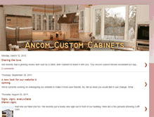 Tablet Screenshot of ancomcustomcabinets.blogspot.com