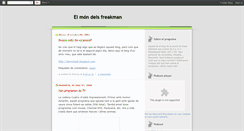 Desktop Screenshot of elmondelsfreakman.blogspot.com