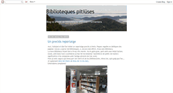 Desktop Screenshot of biblioteques-pitiuses.blogspot.com