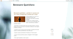 Desktop Screenshot of benesserequotidiano.blogspot.com