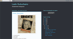 Desktop Screenshot of ladosuburbano.blogspot.com