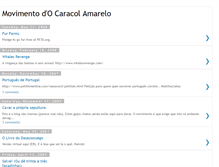 Tablet Screenshot of movimentodocaracolamarelo.blogspot.com
