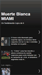 Mobile Screenshot of muerteblancamiami.blogspot.com