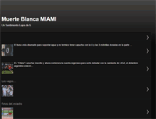 Tablet Screenshot of muerteblancamiami.blogspot.com