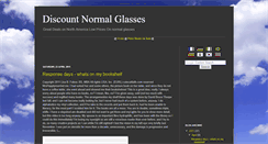 Desktop Screenshot of discountnormalglasses.blogspot.com