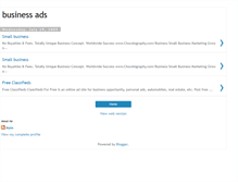 Tablet Screenshot of moin-businessads.blogspot.com