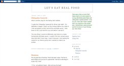 Desktop Screenshot of letseatrealfood.blogspot.com