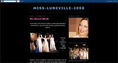 Desktop Screenshot of miss-luneville-2008.blogspot.com