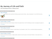 Tablet Screenshot of myjourneyoflifeandfaith.blogspot.com