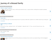 Tablet Screenshot of blessedfamilyjourney.blogspot.com