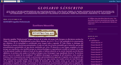 Desktop Screenshot of diccionariosanscrito.blogspot.com