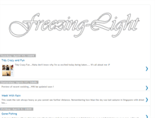 Tablet Screenshot of freezing-light.blogspot.com