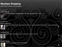 Tablet Screenshot of mystique-shopping.blogspot.com