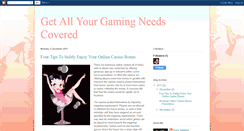 Desktop Screenshot of onlinegamingaction.blogspot.com