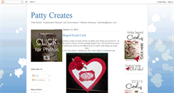 Desktop Screenshot of pattycreates.blogspot.com