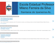 Tablet Screenshot of escolamilenoferreiradasilva.blogspot.com