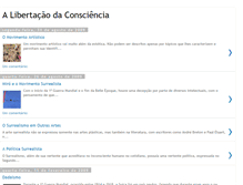 Tablet Screenshot of libertacaodaconsciencia.blogspot.com