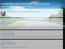 Tablet Screenshot of conapeme-investigacion-tesis-jalisco.blogspot.com