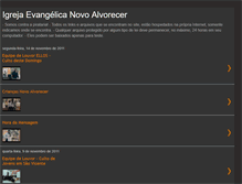 Tablet Screenshot of novoalvorecervc.blogspot.com