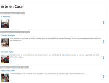 Tablet Screenshot of bellasartencasaspanish.blogspot.com