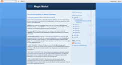 Desktop Screenshot of magicmukul.blogspot.com