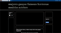 Desktop Screenshot of guapas-famosasysexys.blogspot.com