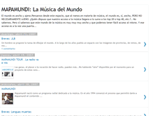 Tablet Screenshot of lamusicadelmundo.blogspot.com