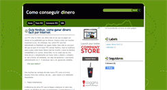 Desktop Screenshot of comoconseguireldinero.blogspot.com
