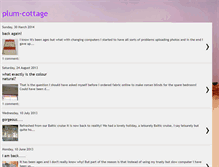 Tablet Screenshot of plum-cottage.blogspot.com