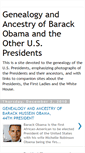 Mobile Screenshot of genealogyofpresidents.blogspot.com