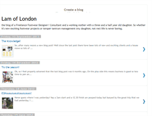 Tablet Screenshot of lamoflondon.blogspot.com