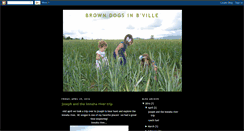 Desktop Screenshot of browndogsinbville.blogspot.com