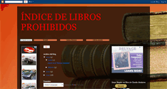Desktop Screenshot of indicedelibrosprohibidos.blogspot.com
