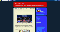 Desktop Screenshot of cheernewyork.blogspot.com